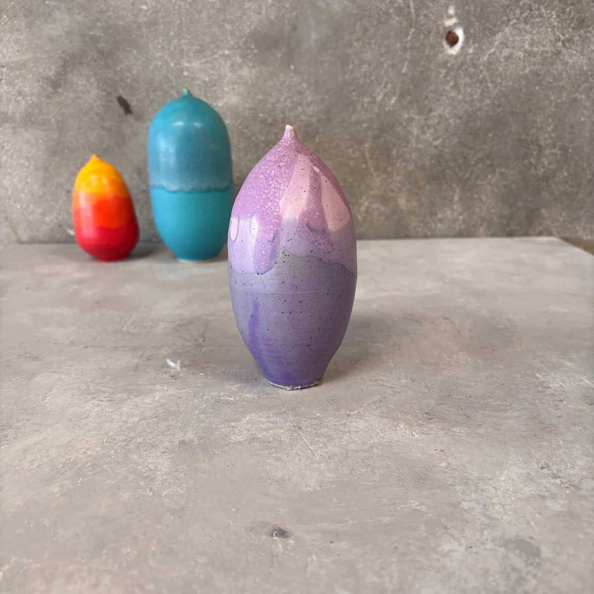 Set of Three Brenda Williams Weed Pots