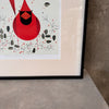 Charley Harper Mid Century Modern "Cardinal Close Up"" Serigraph