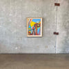 Mid Century Architectural Oil Painting Signed Selma Kramer 1967