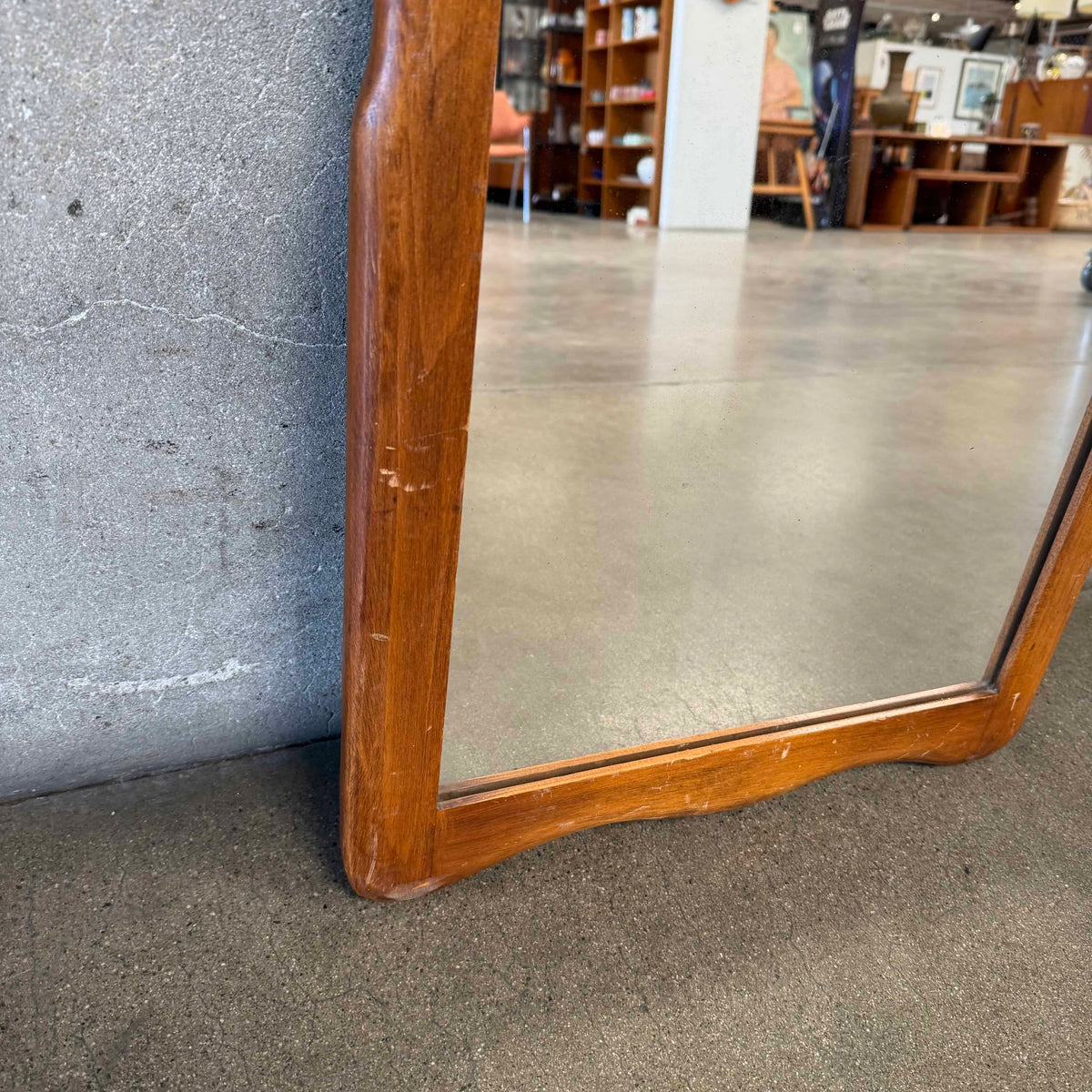 Rustic Traditional Wood Framed Mirror