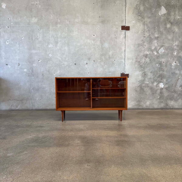 Danish Modern Teak & Glass Shelf
