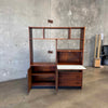 Mid Century Standing Wall Unit / Desk