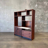 Mid Century Standing Wall Unit / Desk