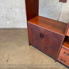 Mid Century Standing Wall Unit / Desk