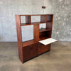 Mid Century Standing Wall Unit / Desk