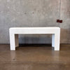 Vintage Post Modern Plaster Console Table