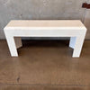 Vintage Post Modern Plaster Console Table