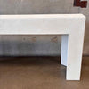 Vintage Post Modern Plaster Console Table
