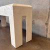 Vintage Post Modern Plaster Console Table