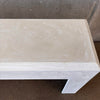 Vintage Post Modern Plaster Console Table