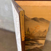Vintage Japanese Byobu Four Panel Silk Screen Painting