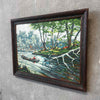 Vintage Paint By Numbers Fisherman Painting