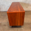 Mid Century Modern Light Walnut Wood Bedroom Set By Stanley