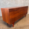 Mid Century Modern Light Walnut Wood Bedroom Set By Stanley