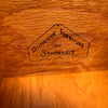 Mid Century Modern Light Walnut Wood Bedroom Set By Stanley