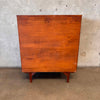 Mid Century Modern Light Walnut Wood Bedroom Set By Stanley