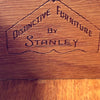 Mid Century Modern Light Walnut Wood Bedroom Set By Stanley