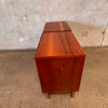 Mid Century Modern Light Walnut Wood Bedroom Set By Stanley