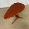 Sculptural Pedestal Table in Mahogany, Signed "Dave Lawrence"