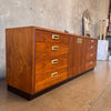 Vintage 12 Drawer Walnut Dresser Jack Cartwright for "Founders"