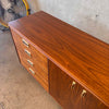 Vintage 12 Drawer Walnut Dresser Jack Cartwright for "Founders"