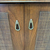 Walnut & Cane Credenza by Mount Airy Chair Co. Circa, 1960s