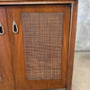 Walnut & Cane Credenza by Mount Airy Chair Co. Circa, 1960s