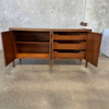 Walnut & Cane Credenza by Mount Airy Chair Co. Circa, 1960s