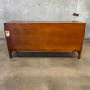 Walnut & Cane Credenza by Mount Airy Chair Co. Circa, 1960s