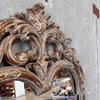 Antique All Wood Framed Mirror
