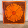 1960s Hand Painted Game Table Top