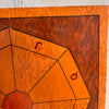 1960s Hand Painted Game Table Top
