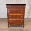 19th Century French Louis XVI Tall Dresser in Walnut