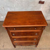 19th Century French Louis XVI Tall Dresser in Walnut