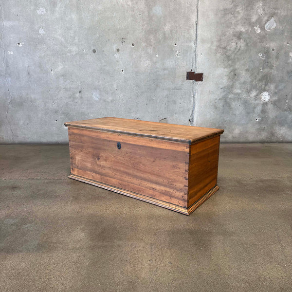 Antique Pine Trunk