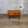 Antique Oak Possum Belly Cabinet