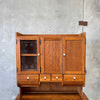 Antique Oak Possum Belly Cabinet