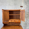 Antique Oak Possum Belly Cabinet