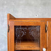 Antique Oak Possum Belly Cabinet