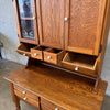 Antique Oak Possum Belly Cabinet