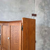 Antique Oak Possum Belly Cabinet