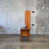 Antique Oak Possum Belly Cabinet