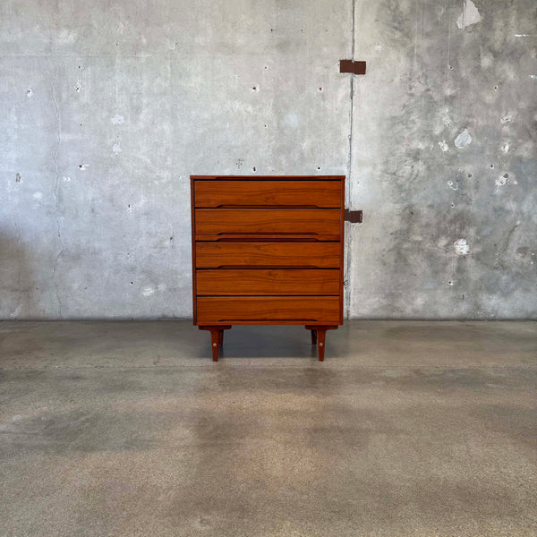 Mid Century Stanley Tall Dresser Circa 1955