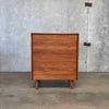 Mid Century Modern Solid Wood Highboy Dresser