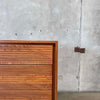 Mid Century Modern Solid Wood Highboy Dresser