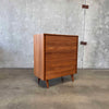 Mid Century Modern Solid Wood Highboy Dresser