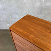 Mid Century Modern Solid Wood Highboy Dresser