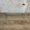 Modernist Bent Glass Coffee Table