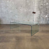Modernist Bent Glass Coffee Table
