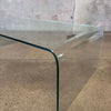 Modernist Bent Glass Coffee Table